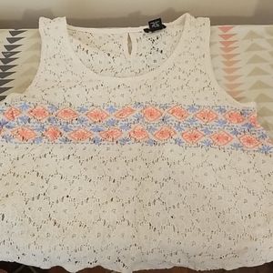 Rue 21 Tribal Lace tank